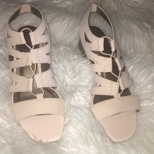 Women size 6 1/2 sandals with a small heel